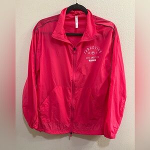 Fabletics Oversized Flyweight Pink Windbreaker Size Small